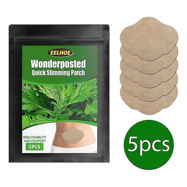 5pcs/bag Wormwood Slimming Patch Extra Strong Fat Burning Slimming Belly Button Sticker on Productcaster.