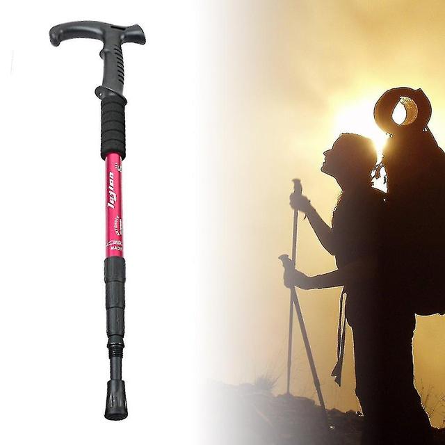 Retractable Anti Shock Walking Sticks Telescopic Trekking Hiking Poles Canes on Productcaster.