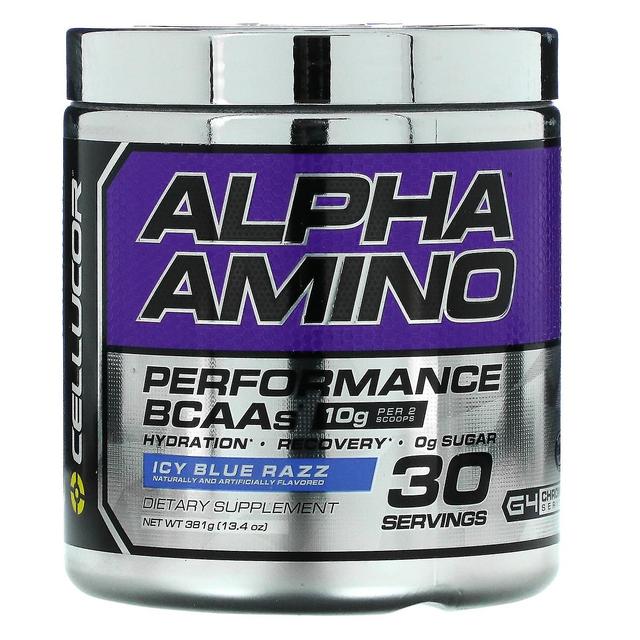 Cellucor, Alpha Amino, Prestaties BCAA's, Icy Blue Razz, 13,4 oz (381 g) on Productcaster.