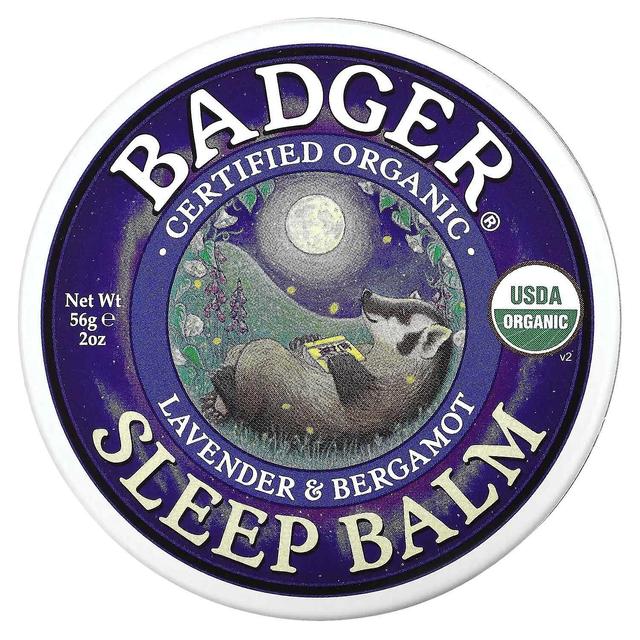 Badger Company, Organic Sleep Balm, Lavender & Bergamot, 2 oz (56 g) on Productcaster.