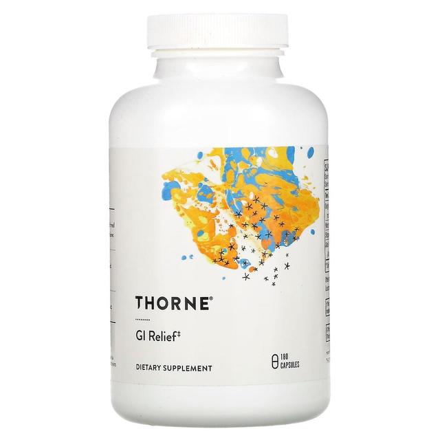 Thorne Research, GI-Relief, 180 Capsules on Productcaster.