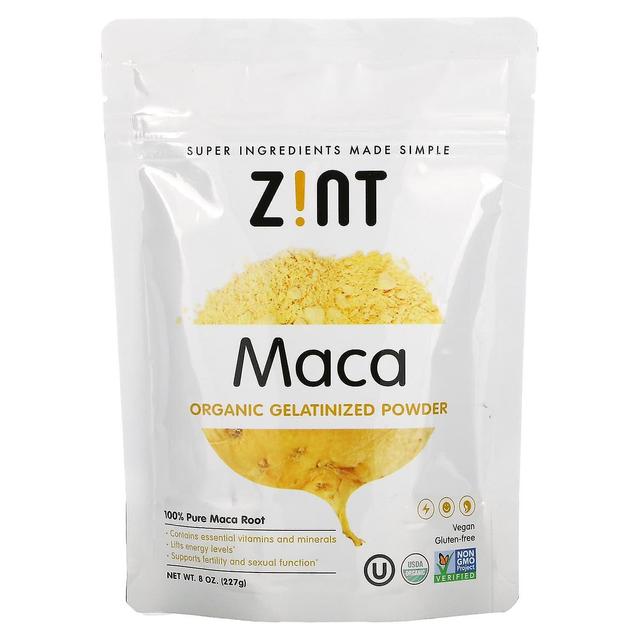 ZINT, Maca, Organic Gelatinized Powder, 8 oz (227 g) on Productcaster.