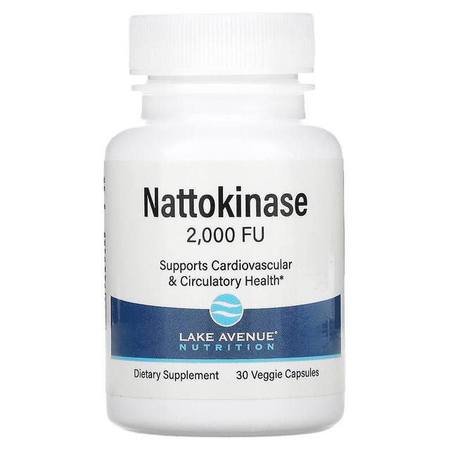 Lake Avenue Nutrition, Nattokinase, Proteolytic Enzyme, 2,000 FUs, 30 Veggie Capsules on Productcaster.