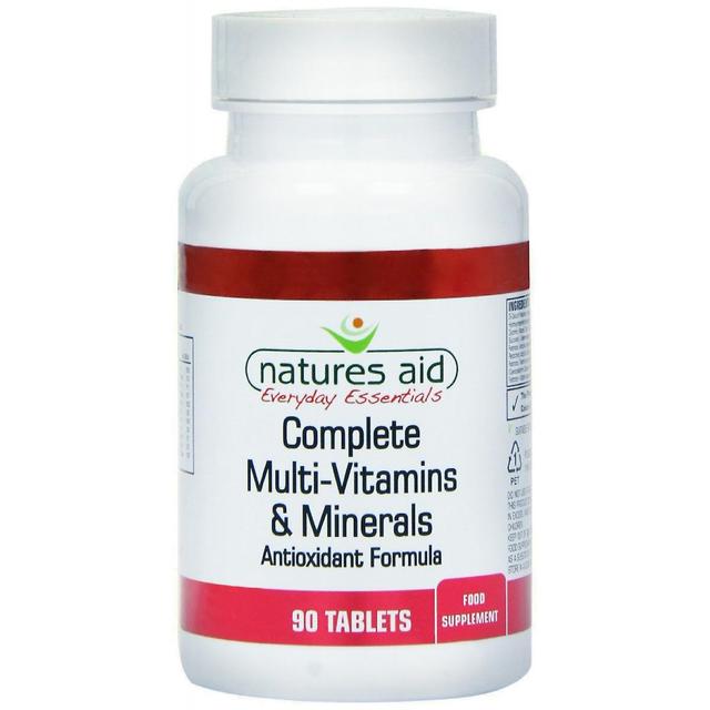 Natures Aid Complete Multi-Vitamins & Minerals (Suitable for Vegetarians), 90 Tablets (Better Than 1/2 Price!) on Productcaster.