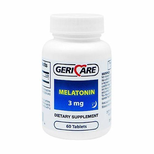 McKesson Natural Sleep Aid Geri-Care 60 par comprimé de flacon 3 mg Concentration, Count de 1 (Boîte de 6) on Productcaster.