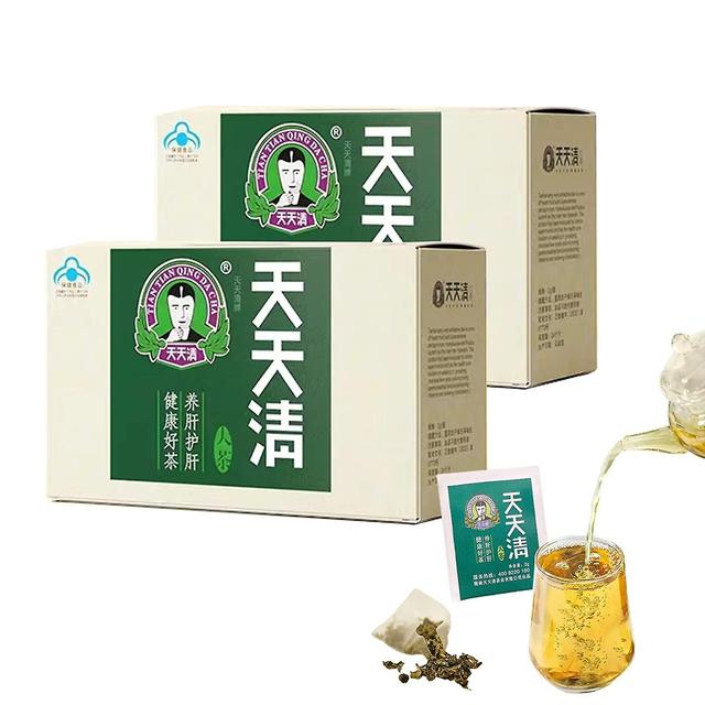 Everyday Nourishing Liver Tea, Tian Tian Qing Da Cha Liver Tea, Nourishing Liver and Protecting Liver Tea (2box(12pcs)) wanke on Productcaster.