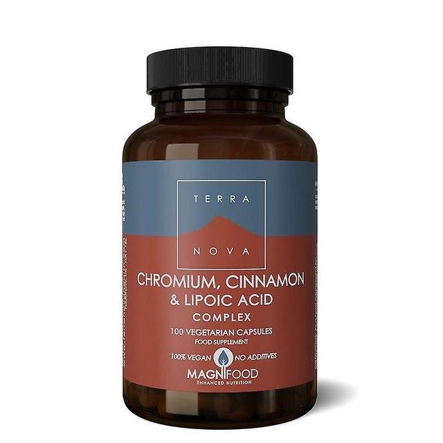 Terra Nova Terranova Chromium, Cinnamon & Lipoic Acid Complex Vegicaps 100 (T1834) on Productcaster.