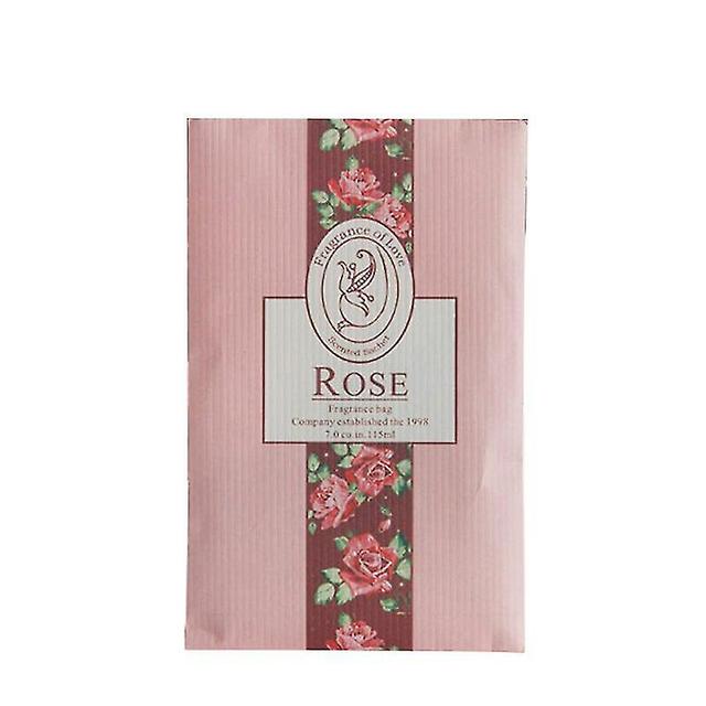 Sjioh Smell Incense Sachet Air Fresh Scent Bag Flower Perfume Wardrobe Supplies Lavender Dehumidification Prevent Mildew Home Sachets rose on Productcaster.