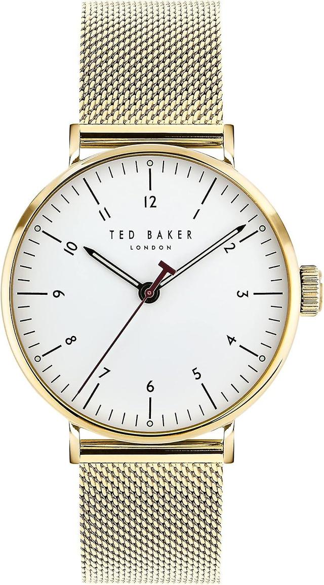 Ted Baker Herrenuhr BKPHOF2069I Gold und Pink on Productcaster.