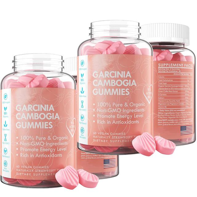 1er-Packung Zuckerfreie Garcinia Cambogia Gummibärchen | HCA mit L-Carnitin, Himbeerketonen, Chrom, stoffwechselfördernder grüner Kaffeebohne, Erdb... on Productcaster.