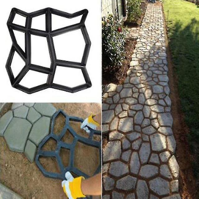 Path Maker Mold Calcestruzzo riutilizzabile Cemento Pietra Design Finitrice Stampo riutilizzabile on Productcaster.