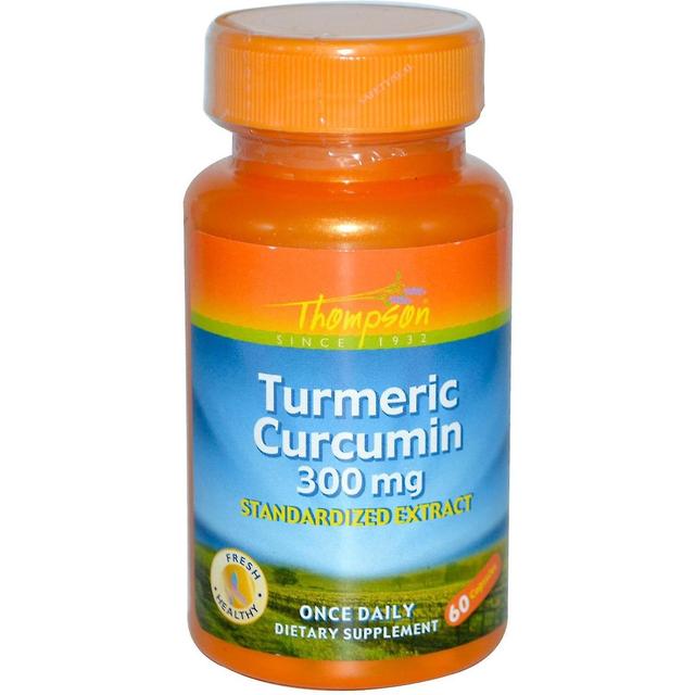 Thompson, Turmeric Curcumin, 300 mg, 60 Capsules on Productcaster.