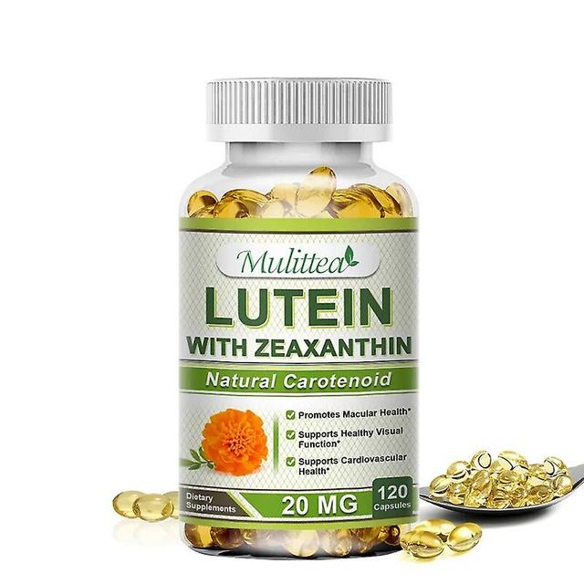 Lutein 20mg Zeaxanthin Capsule for Blue Light Protection Macular Health & Relieves fatigue and Eye Vision HealthTIB TIB . 120pcs on Productcaster.