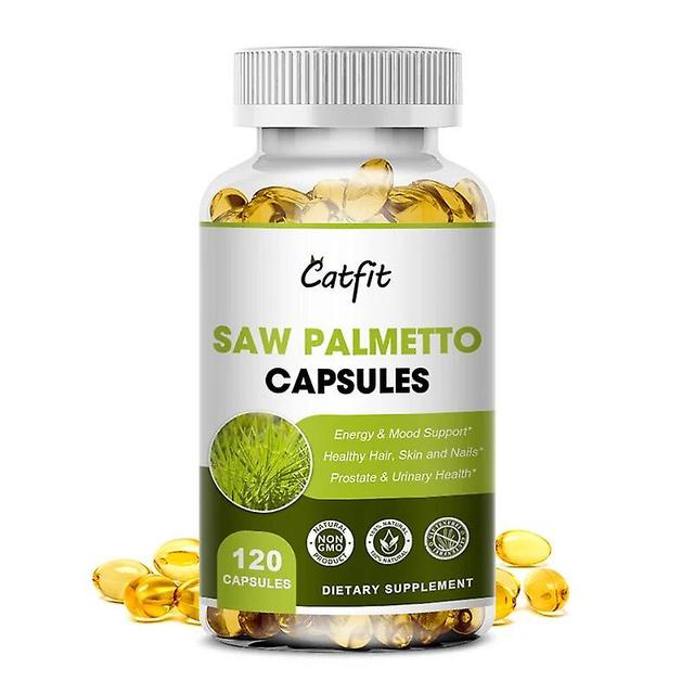 Saw Palmetto Capsule Cuidados com o sistema urinário e reprodutivo previne a queda de cabelo próstata aumentada extratos naturais de plantasTIB TIB... on Productcaster.