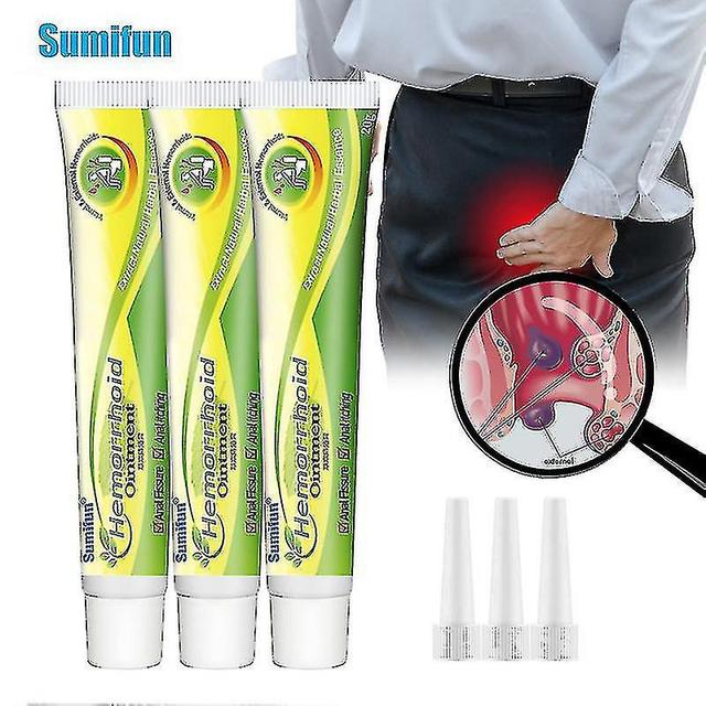 1/3pcs New Hemorrhoids Cream Treat Anal Fissure Bleeding Body Care Ointment 1Pcs without box on Productcaster.