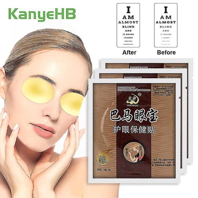 6pcs/3bags Natural Herbal Eyesight Patch Alsem Vision Sticker Relieve Dr on Productcaster.