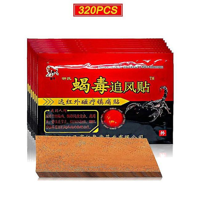 320pcs Chinese Medicines Herbs Plaster Warming Patches Scorpion Venom Extract Mu on Productcaster.