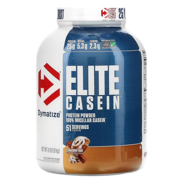 Dymatize, Caseína Elite, Pãozinho de Canela, 4 lb (1,8 kg) on Productcaster.