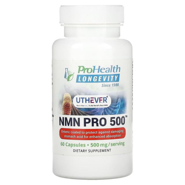 ProHealth Longevity ProHealth Livslängd, NMN Pro 500, 250 mg, 60 Kapslar on Productcaster.