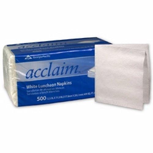 Georgia Pacific Luncheon Napkin Acclaim White Paper, Count of 1 (Pack of 1) on Productcaster.