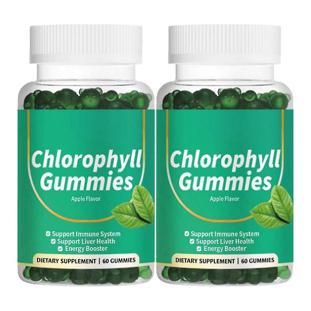 60ct Chlorophyll Gummies For Women And Men, High Absorption Chlorophyll Extract Potassium Supplement, Supports Energy, Immune, Skin And Digestion, ... on Productcaster.