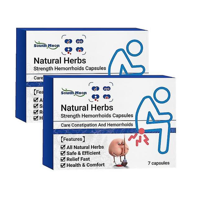 Natural Herbal Strength Hemorrhoid Capsuleshemorrhoid Treatment Capsules KR 2Boxes on Productcaster.