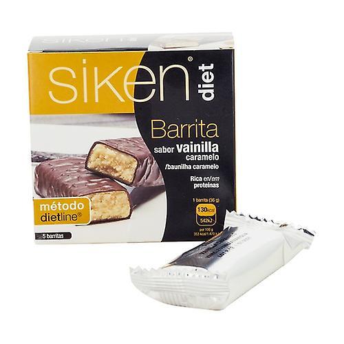 Siken Vanilla bar 5 bars of 36g on Productcaster.