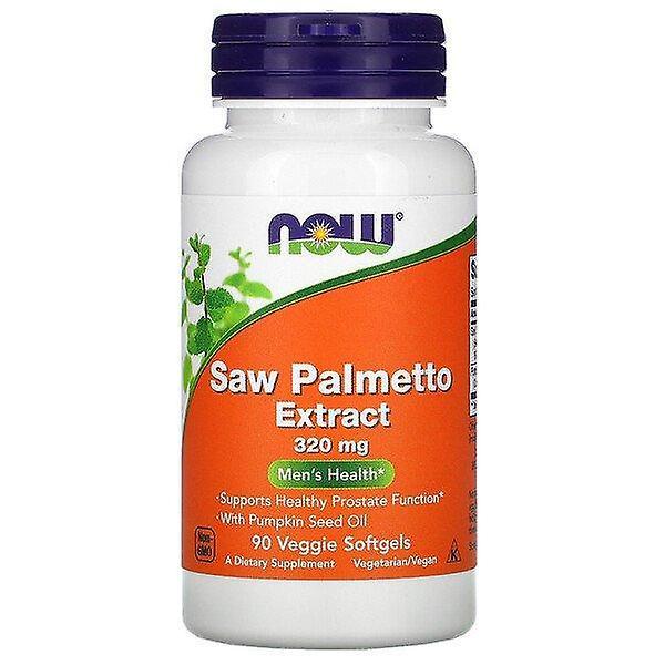 Now Foods, Saw Palmetto Extract, Men's Health, 320 mg, 90 Veggie Softgels on Productcaster.