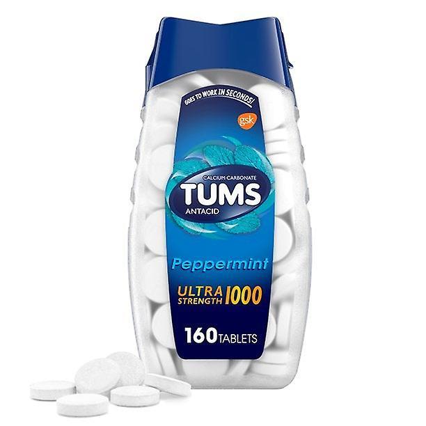 Tums antacid žuvacie tablety, ultra sila na úľavu od pálenia záhy, mäta pieporná, 160 on Productcaster.