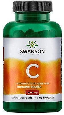 Vitamin c with rose hips 1000mg 90 capsules - swanson on Productcaster.