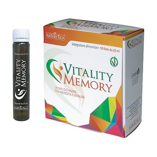 Naturetica Vitality Memory 10 vials of 25ml on Productcaster.