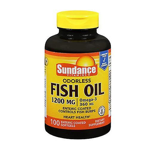 Sundance Vitamine Geruchloses Fischöl - Omega-3 Softgels, 100 Tabletten (2er-Packung) on Productcaster.