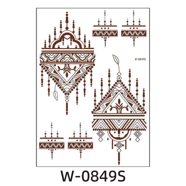 Skbcv Temporary Tattoo Sticker Waterproof Diy Body Tattoo Patch Long Lasting Personalized Sticker 0849S on Productcaster.