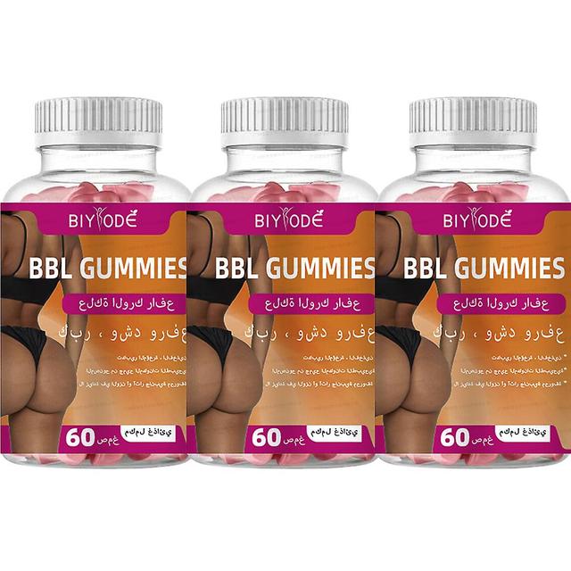 Najlepšie Butt Lift Gummies Butt And Butt Väčšie vylepšenie Maca pilulky Rýchle výsledky 3-dňové gumy na zadok a veľký zadok 3ks on Productcaster.