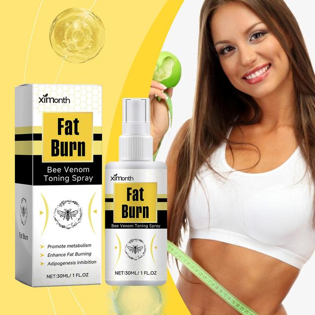 Mamusk Bee Venom Lymphatic Drainage Slimming Spray, Bee Venom Slimming Spray, Fat Burn Bee Venom Toning Spray, Enhance Fat Burning 3Pcs on Productcaster.