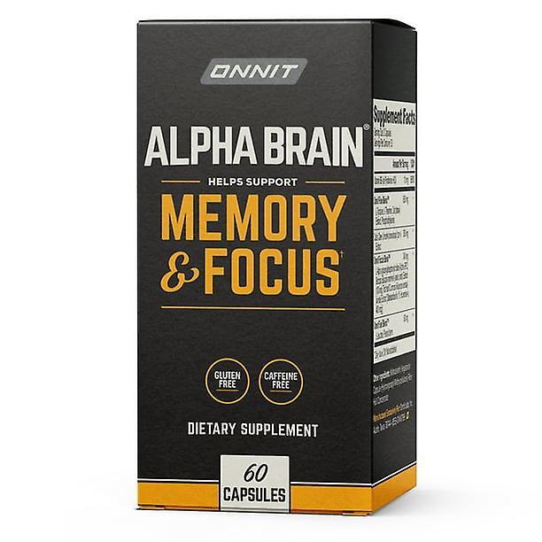 Onnit Alpha Brain Premium Nootropic Nahrungsergänzungsmittel für die Gesundheit des Gehirns, Unterstützung des Gedächtnisses und der Konzentration,... on Productcaster.