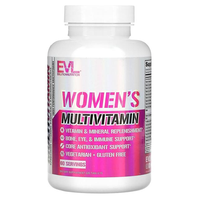 EVLution Nutrition, Naisten monivitamiini, 120 tablettia on Productcaster.