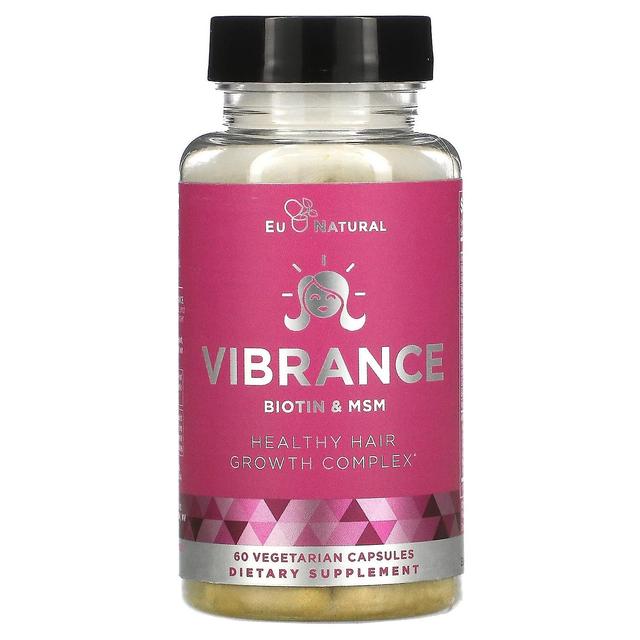 Eu Natural, Vibrance, Biotin & MSM, 60 Vegetarian Capsules on Productcaster.