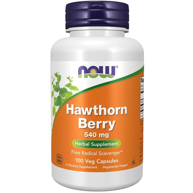 NOW Foods Hawthorn Berry 540 mg 100 Capsules on Productcaster.