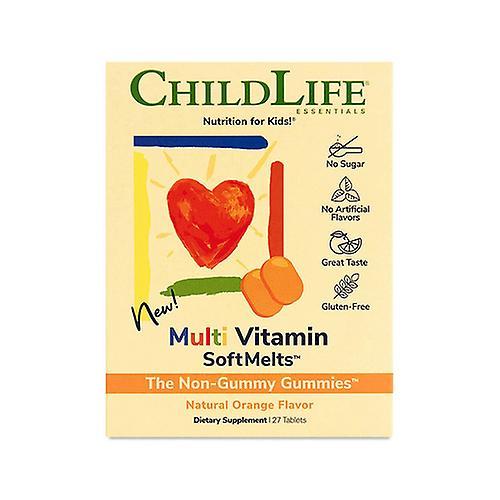 Child Life Essentials Multi Vitamin Softmelts Orange, 27 tabletek (opakowanie 4) on Productcaster.