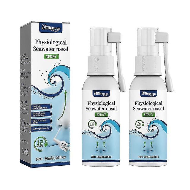 2pcs Nature Organic Herbal Lung Cleanse Repair Nasal Spray 30ml Xianning on Productcaster.