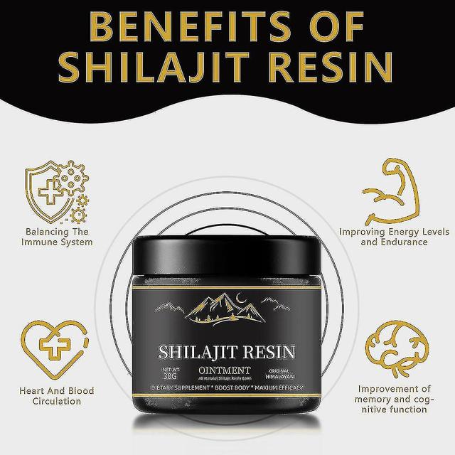 Himalayan Shilajit Resin, 100% Pure Himalayan Shilajit, Shilajit Supplement, Trace Minerals Complex For Energy, Strength & Immunity 2Pcs on Productcaster.