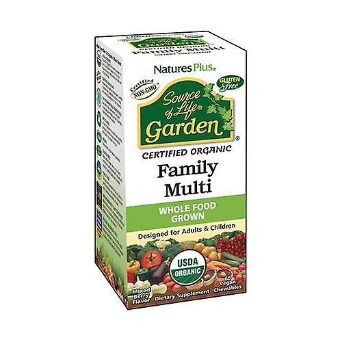 Nature's Plus Puutarha Family Multi 60 tablettia (Vadelma) on Productcaster.