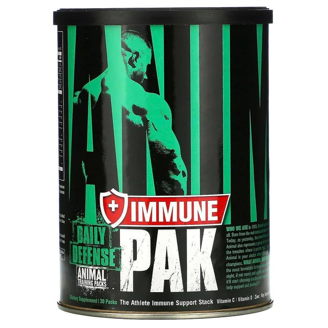 Universal Nutrition Nutrição Universal, Pacote Imunológico Animal, Defesa Diária, Pacotes de Treinamento, 30 Pacotes on Productcaster.