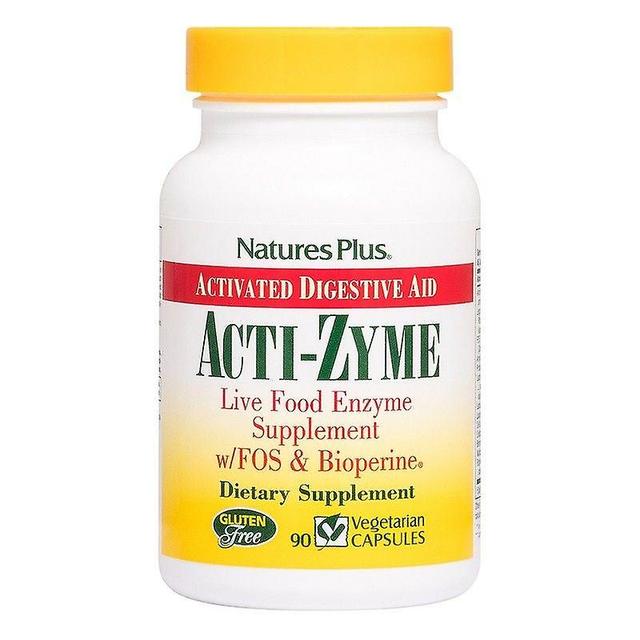 Nature's Plus Naturens plus Acti-zyme VCaps 90 (4454) on Productcaster.