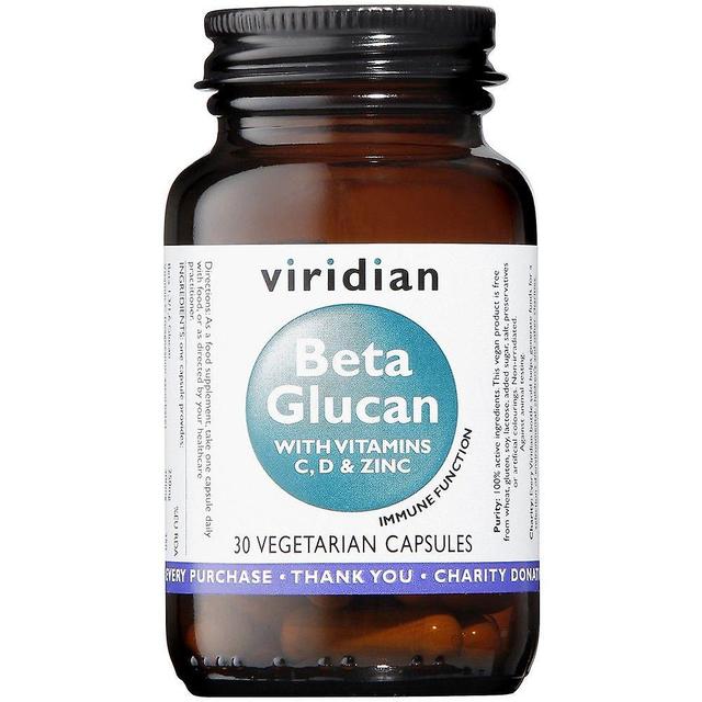 Viridian Beta Glucan Veg Caps 30 (376) on Productcaster.