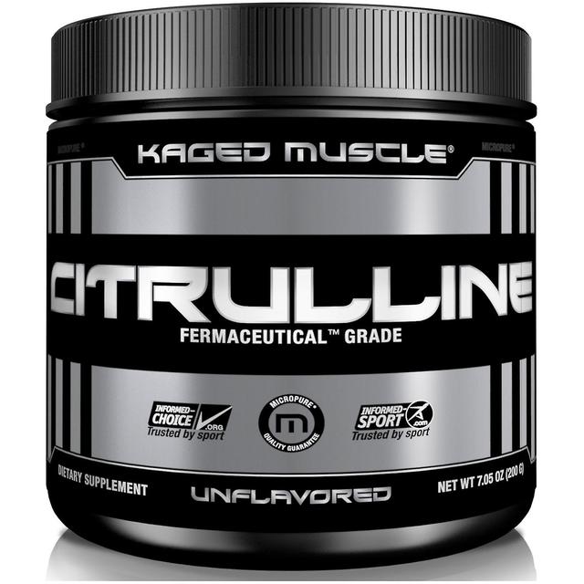 Kaged Muscle Músculo Kaged , Citrulina, Sem sabor, 7,05 oz (200 g) on Productcaster.