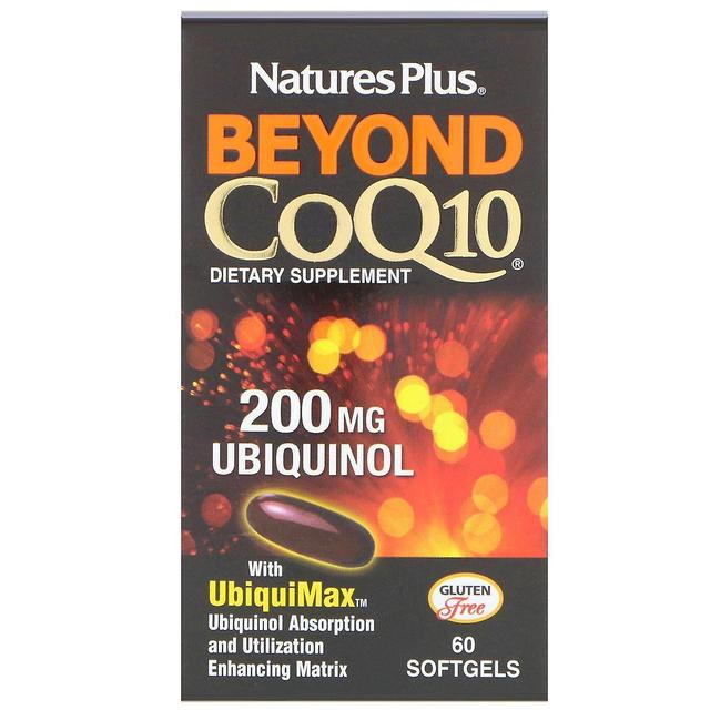 Nature's Plus, Beyond CoQ10, Ubiquinol, 200 mg, 60 Softgels on Productcaster.