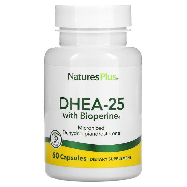 Nature's Plus NaturesPlus, DHEA-25 com Bioperina, 60 Cápsulas on Productcaster.