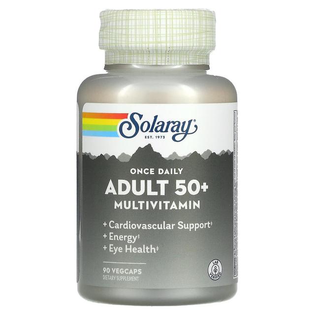 Solaray, Once Daily, Adult 50+ Multivitamin, 90 VegCaps on Productcaster.